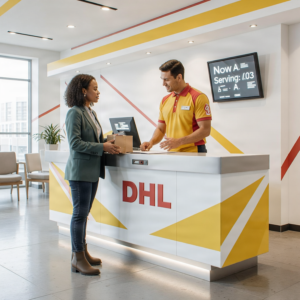DHL Express international shipping center